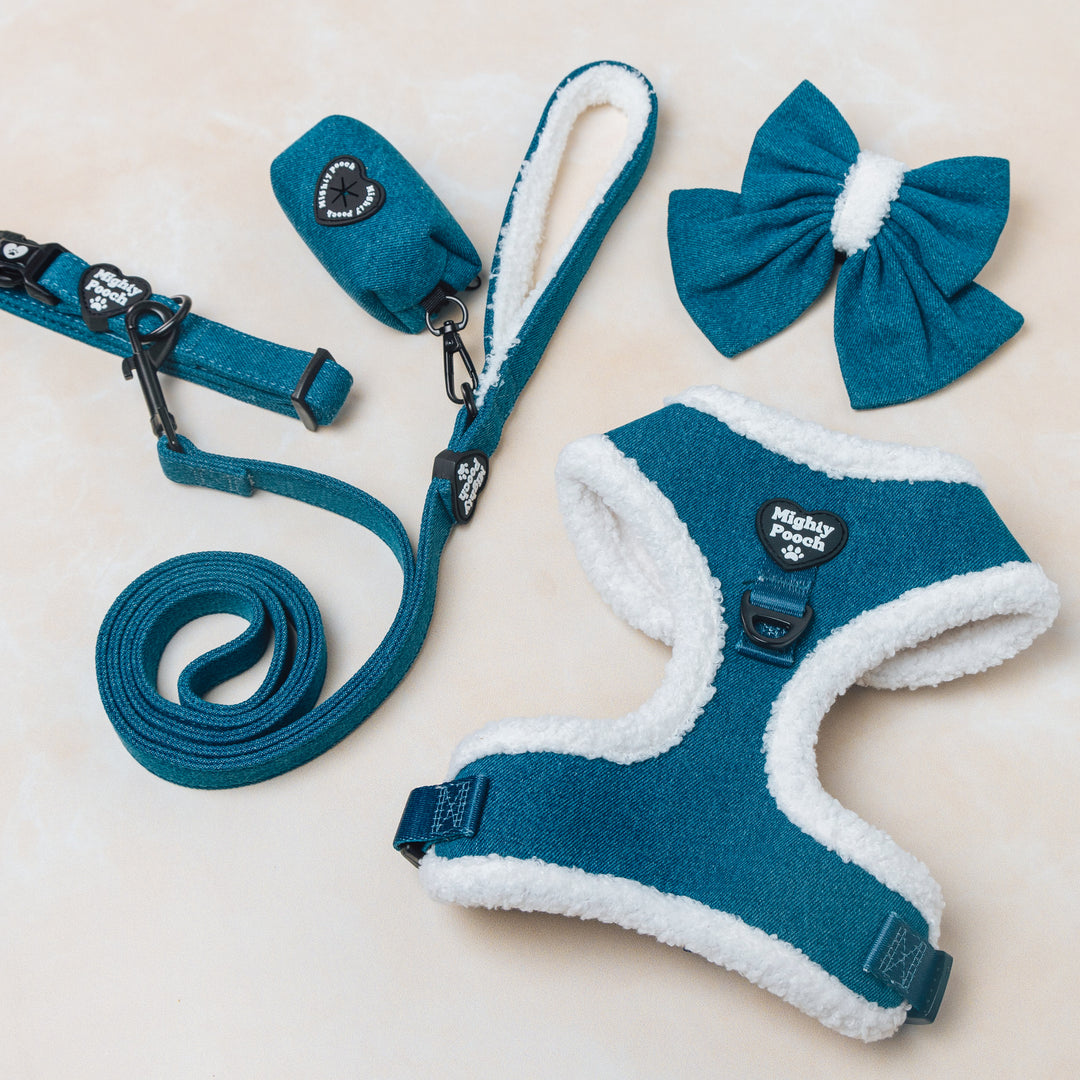 Luxe Adjustable Harness - Denim Dream ☁️