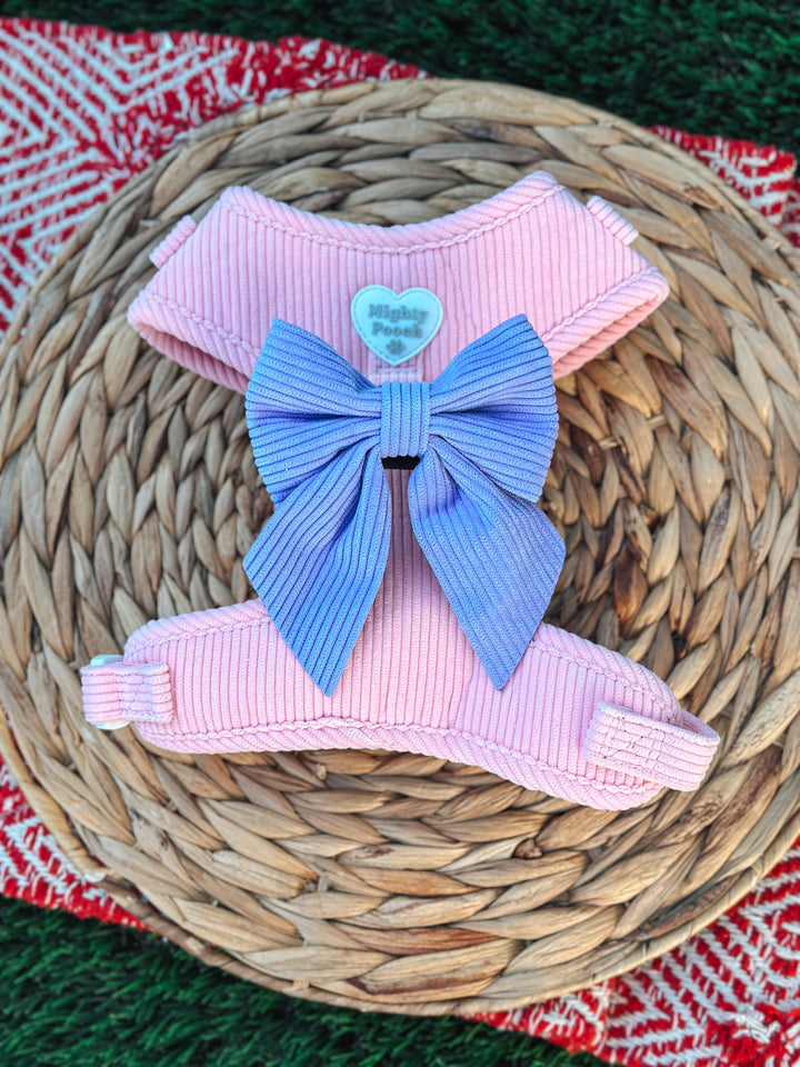 Corduroy Sailor Bow - Lavender