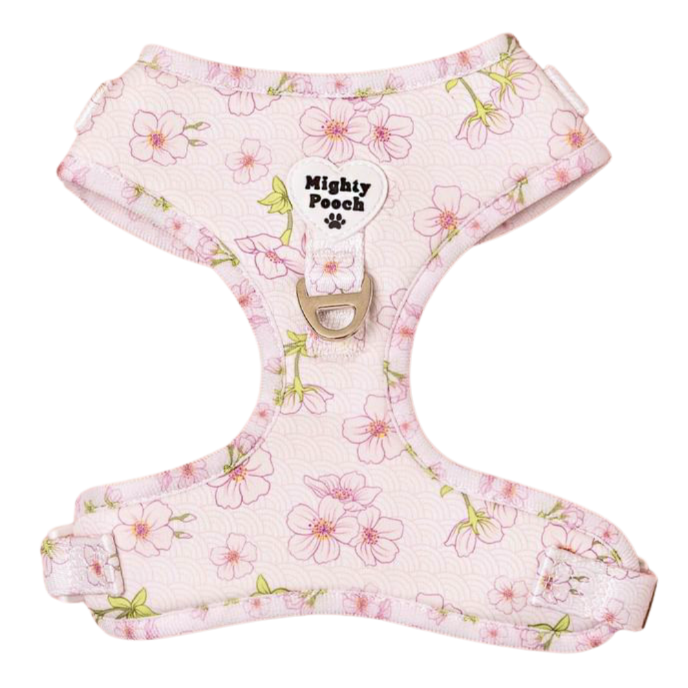 No-Pull Adjustable Harness - Sakura 🌸