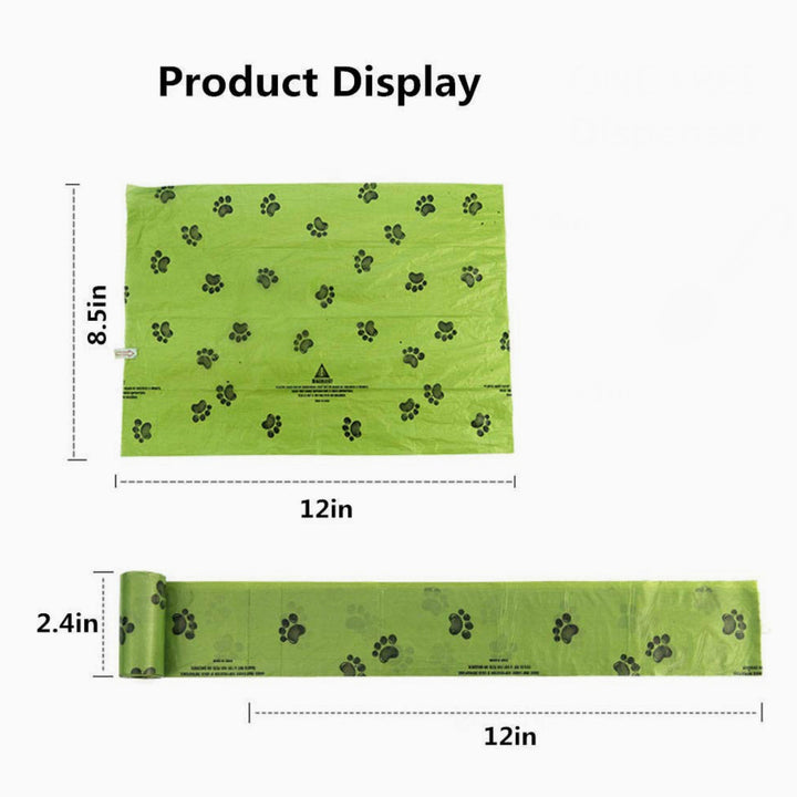 Green Paw Waste Bags - 60 bags