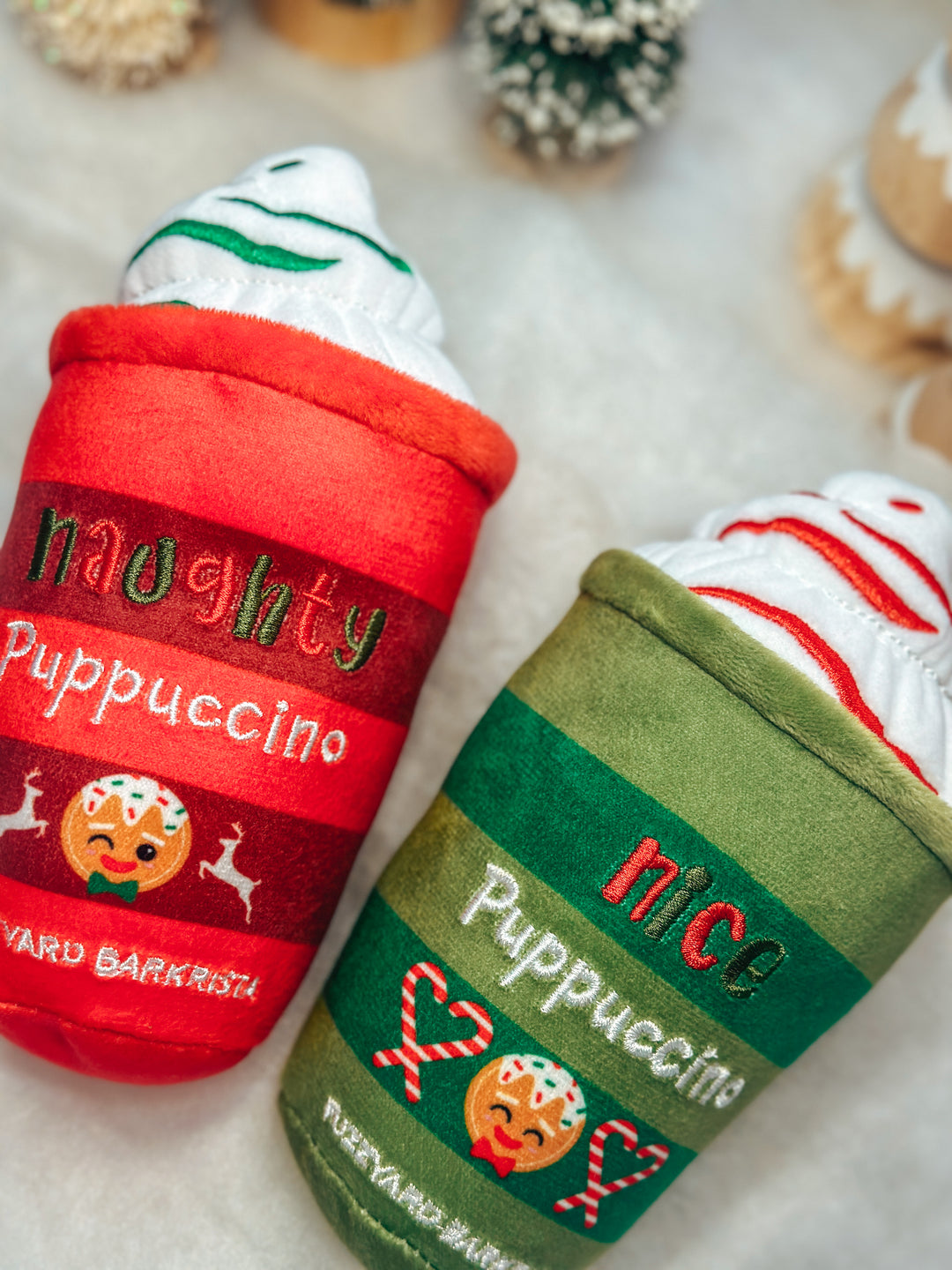 Naughty or Nice Puppuccino Toy