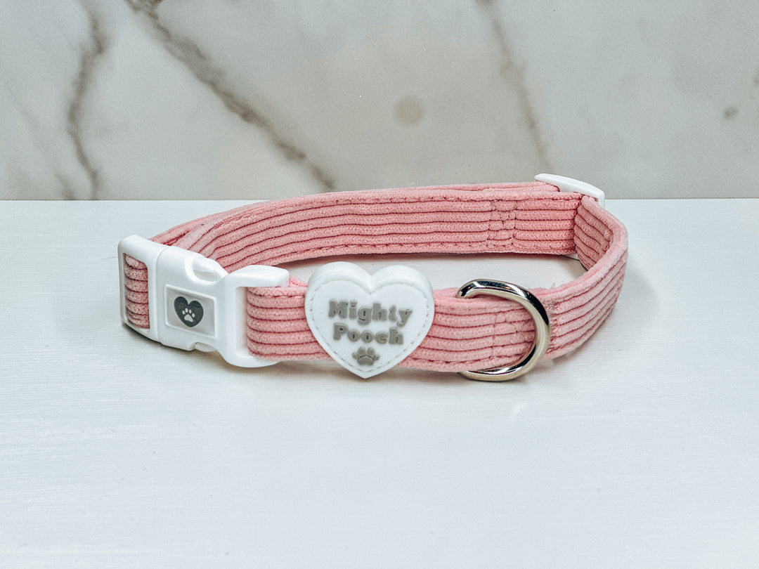 Corduroy Comfort Collar - Bubblegum
