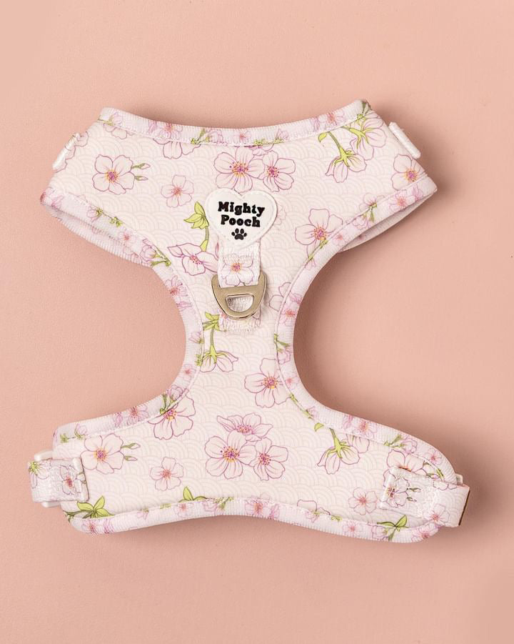 No-Pull Adjustable Harness - Sakura 🌸