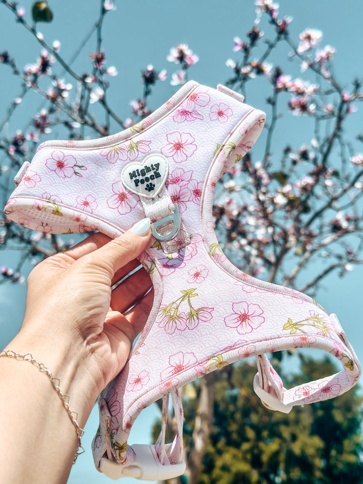 No-Pull Adjustable Harness - Sakura 🌸