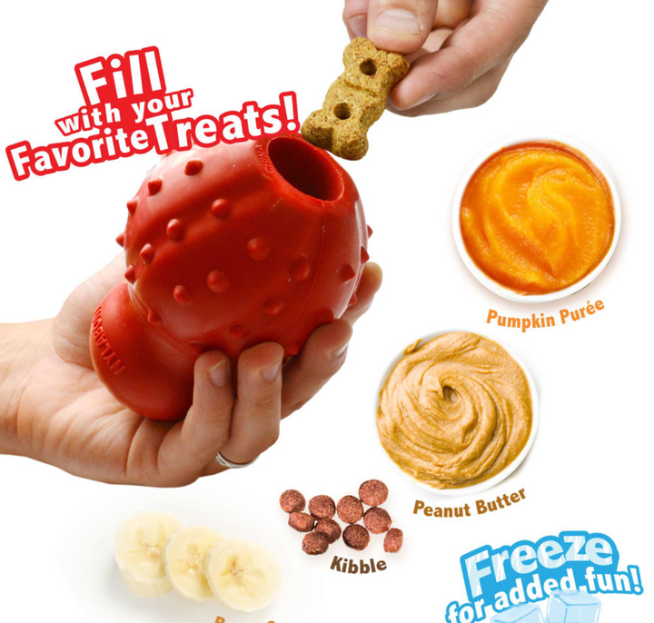 Nylabone Strong & Fun Variety Treat Dog Toy - Fill w/ Treats - 3pk