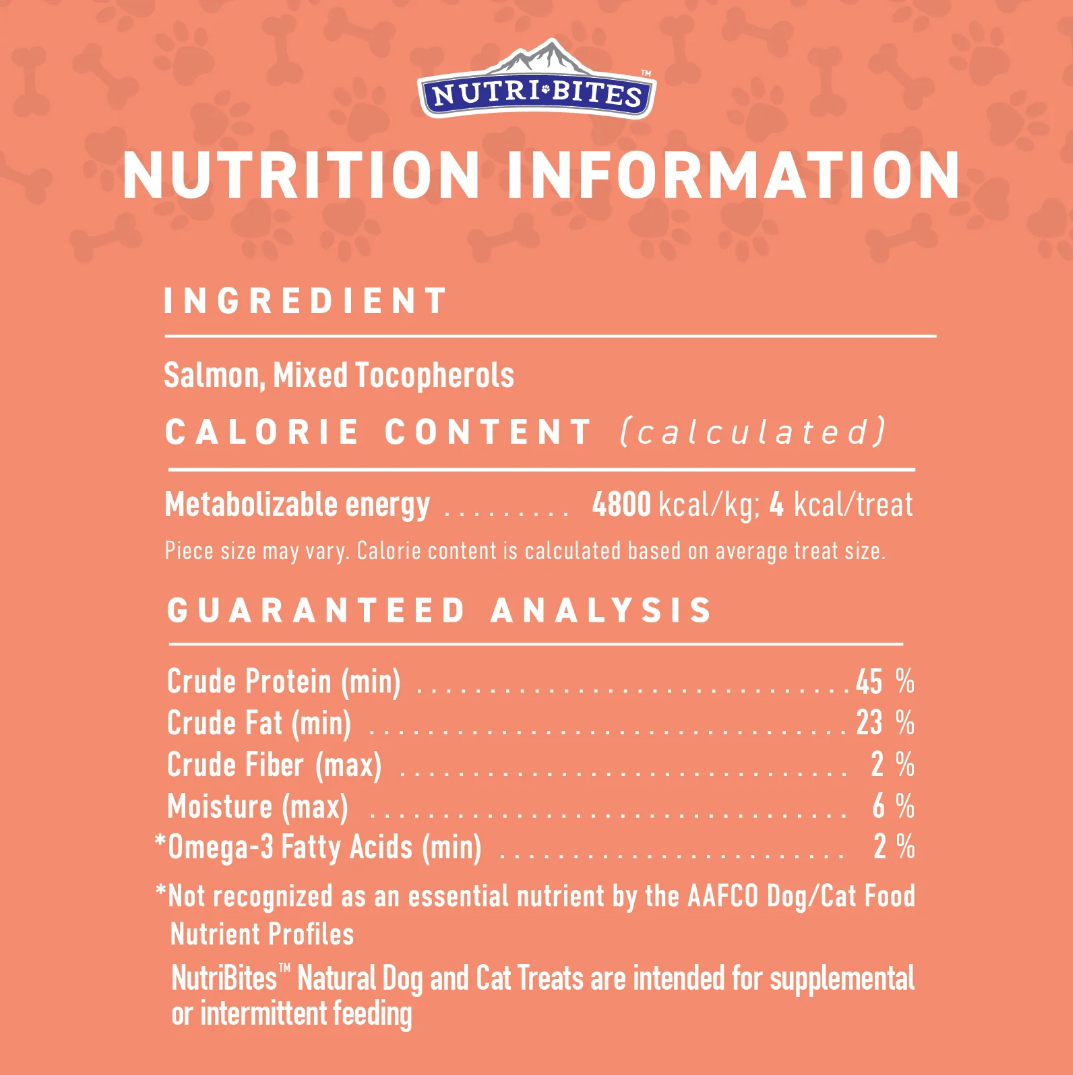 Nutri Bites Freeze Dried Salmon - 14oz