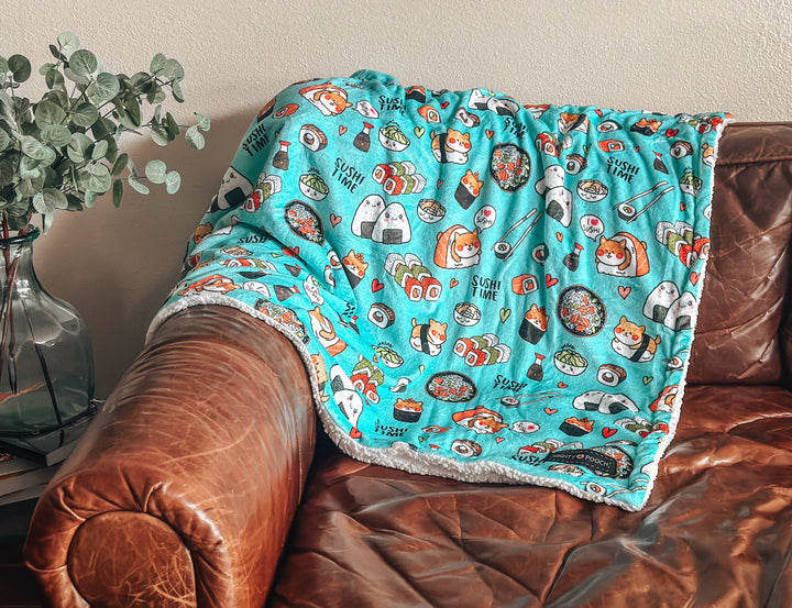 Throw Blanket - Sushi Time 🍣