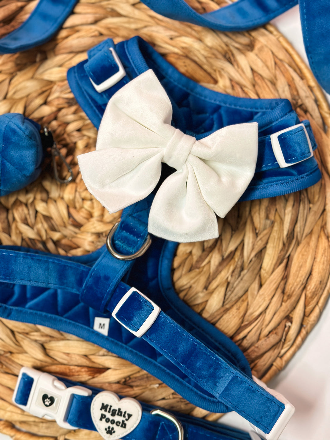 Velvet Adjustable Harness - Sapphire 💙