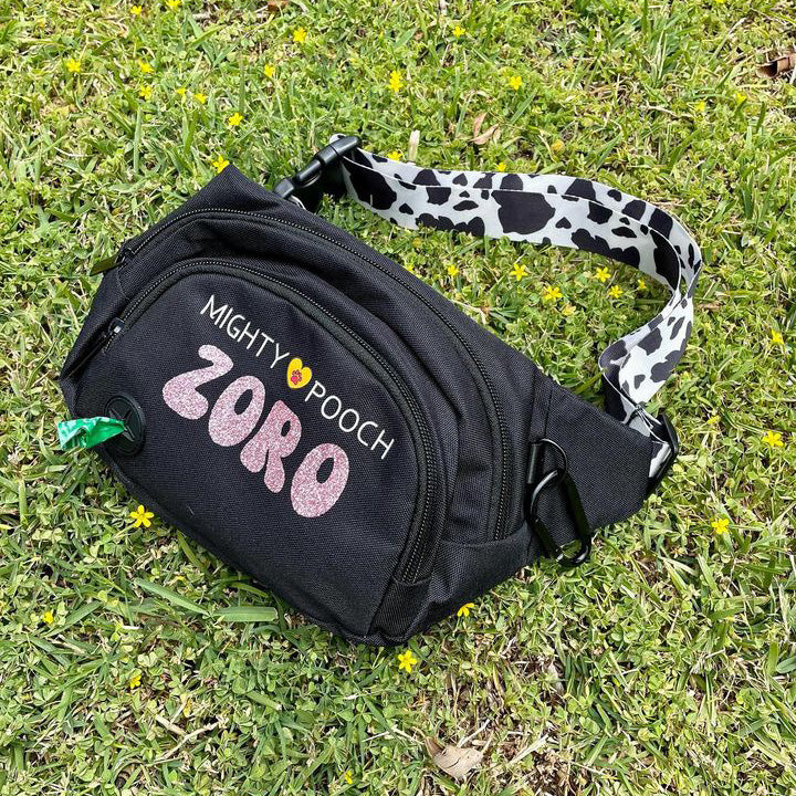 Pooch Pack - Cow Print Belt