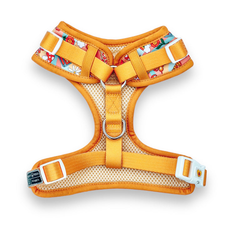 No-Pull Adjustable Harness - Retro Babe ☮️