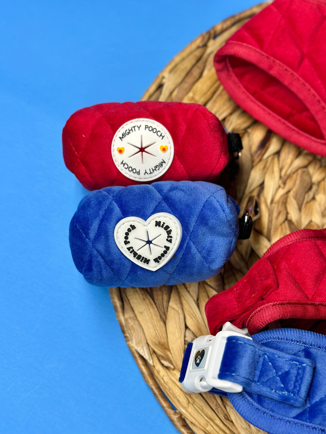 Velvet Potty Bag Dispenser - Sapphire 💙