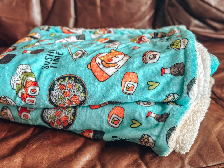 Throw Blanket - Sushi Time 🍣