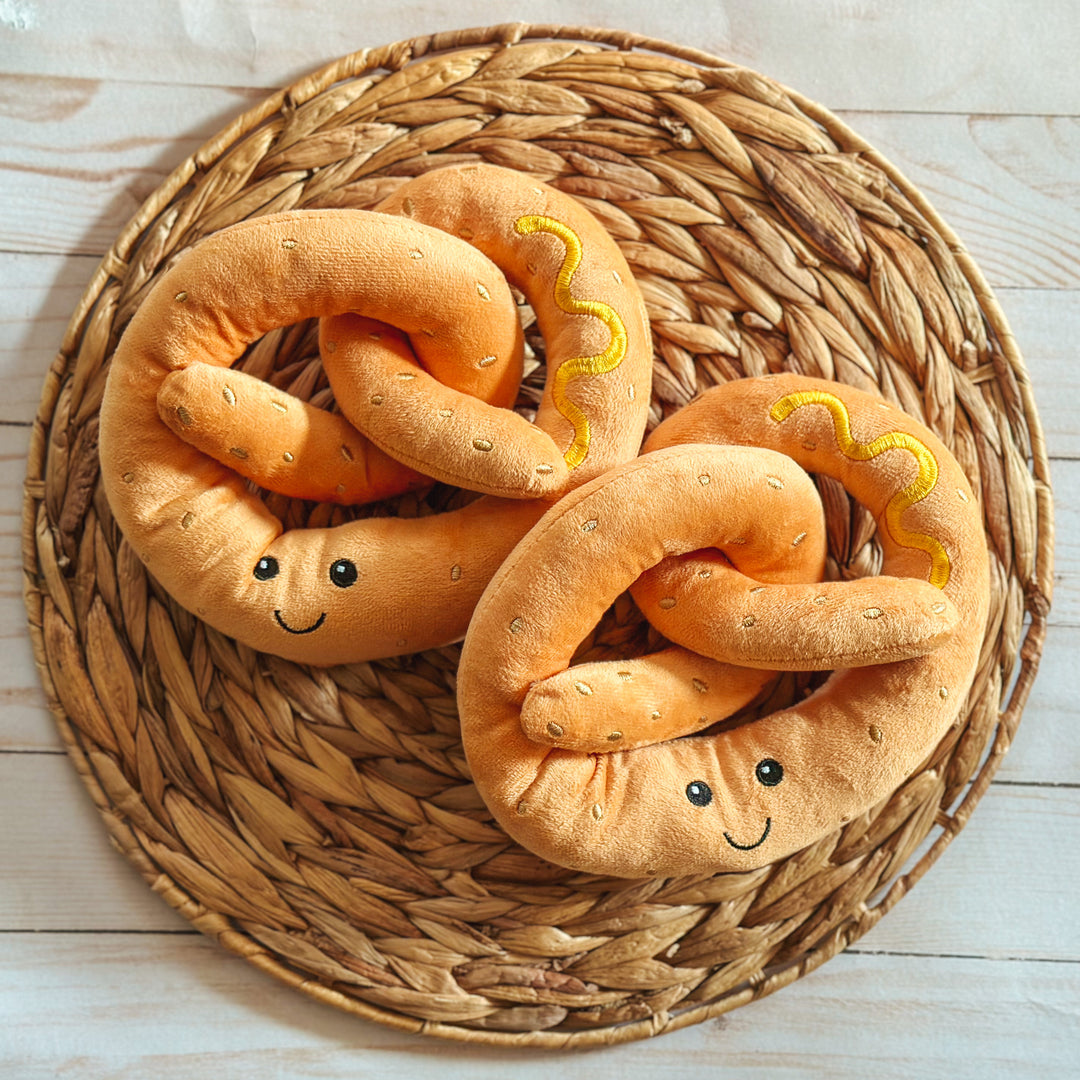 Pretzel Squeaky Toy
