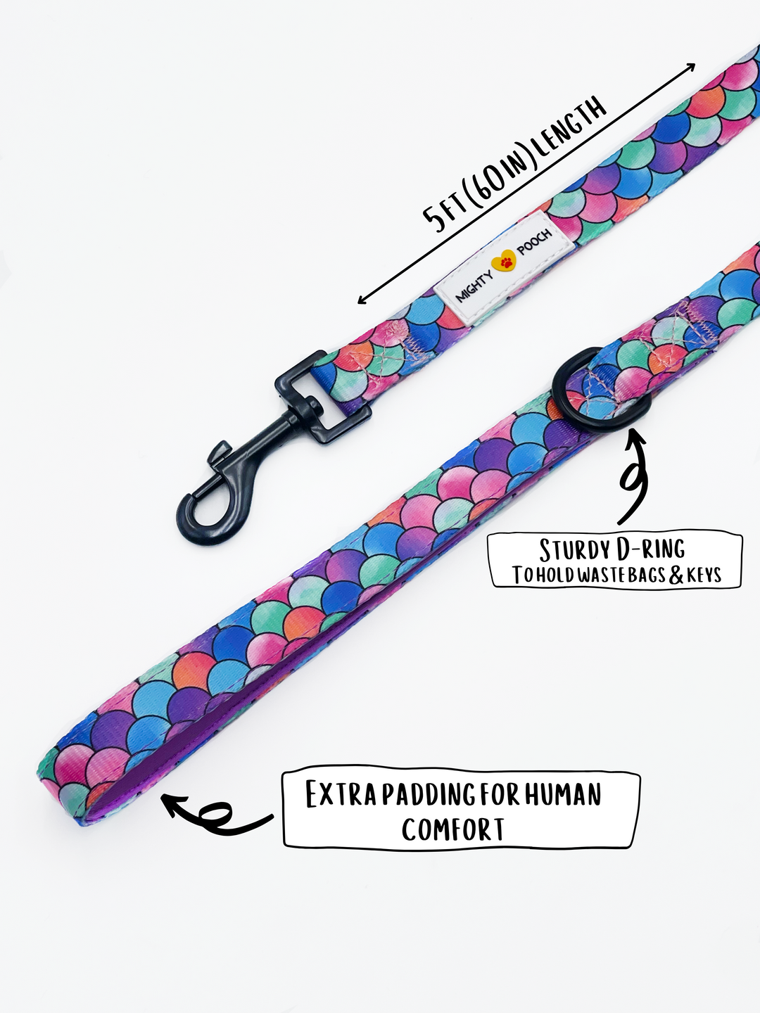 Comfort Leash - Fish Scale 🐟