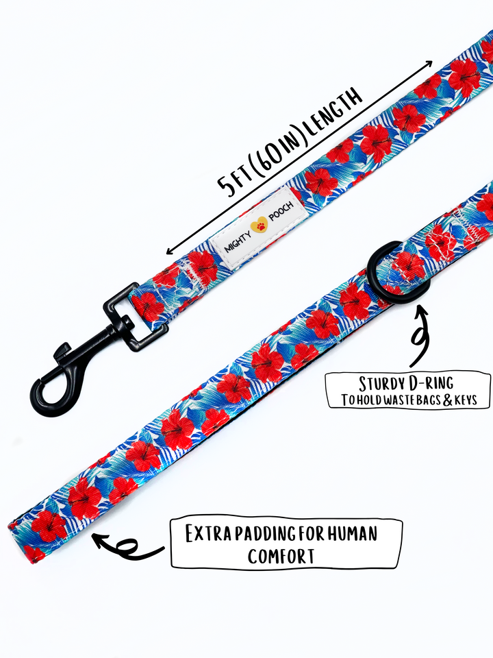 Comfort Leash - Hibiscus Palms 🌺