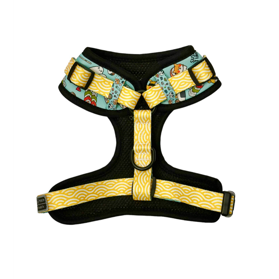 No-Pull Adjustable Harness - Sushi Time 🍣