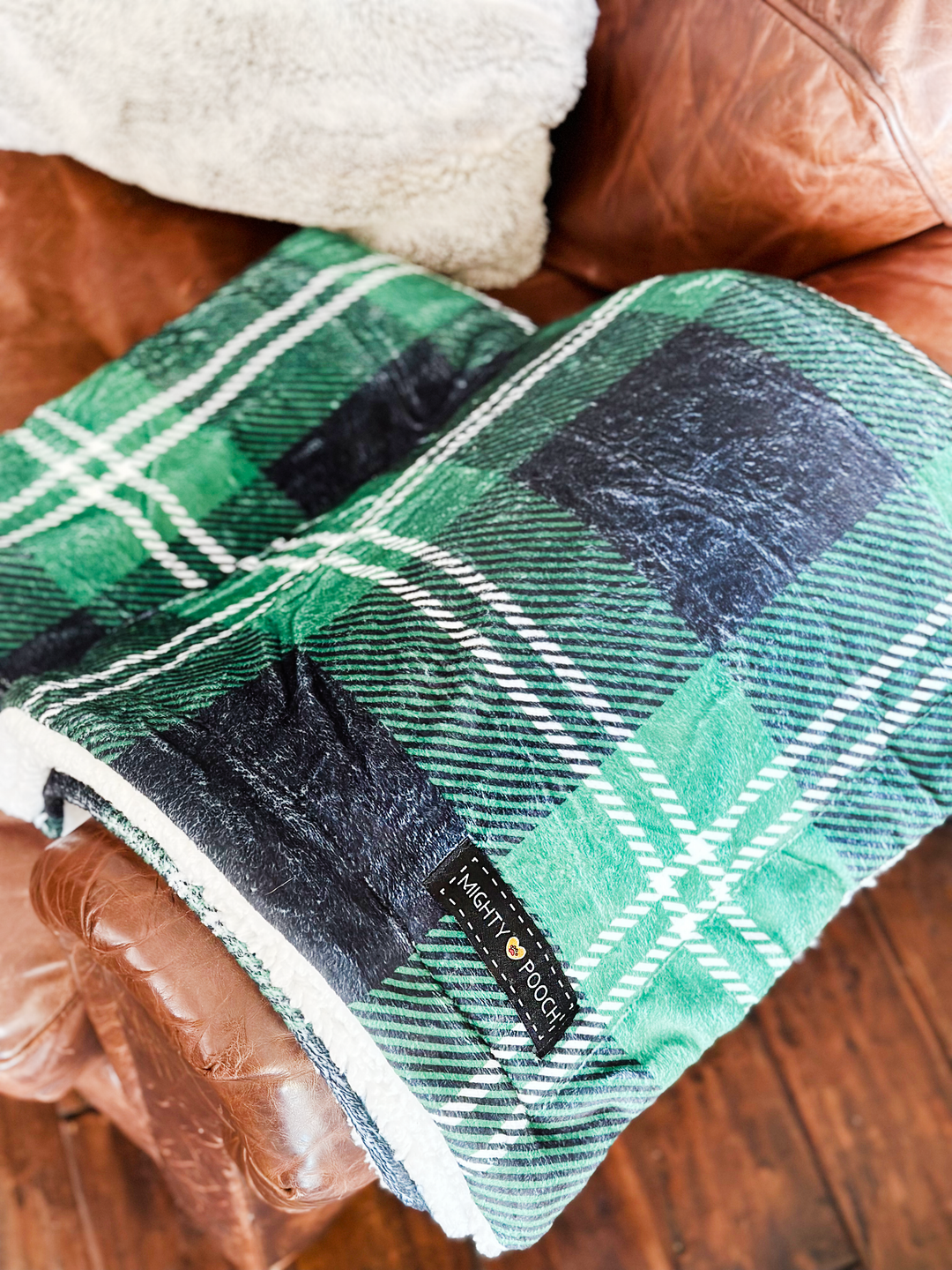 Throw Blanket - Pawfect Plaid 💚