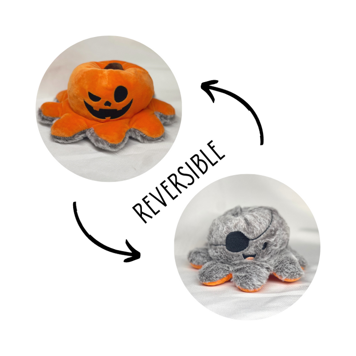 Reversible Pumpkin Plushie