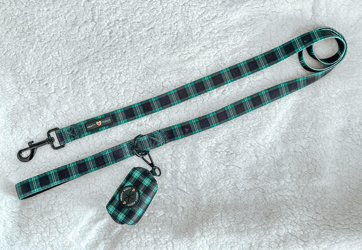 Comfort Leash - Pawfect Plaid 💚