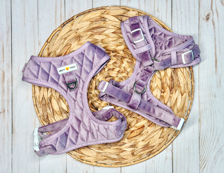 Velvet Adjustable Harness - Very Violet 💜