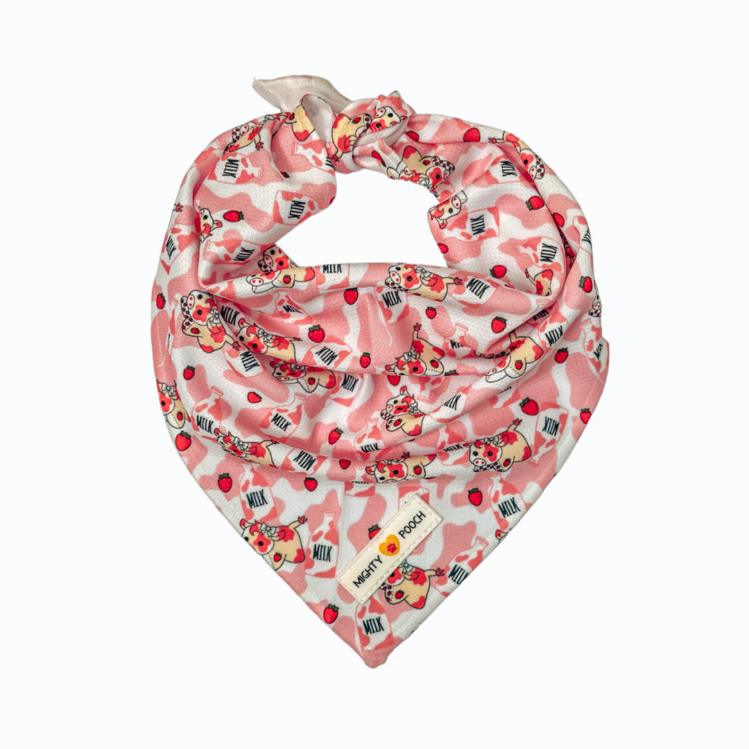Cooling Bandana - Strawberry Cow 🍓