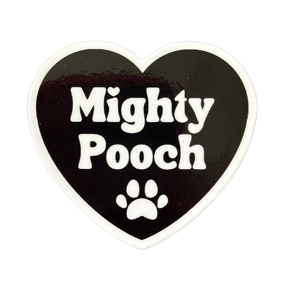 Mighty Pooch Logo Sticker
