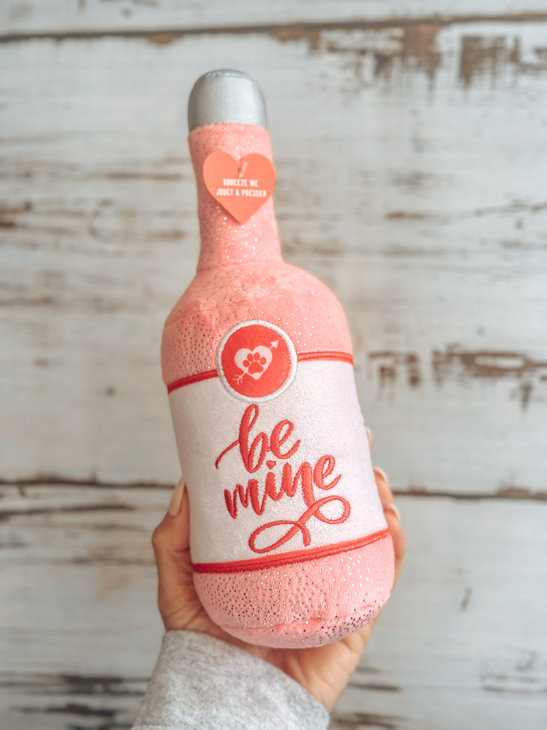Be Mine Bottle Squeaky Toy