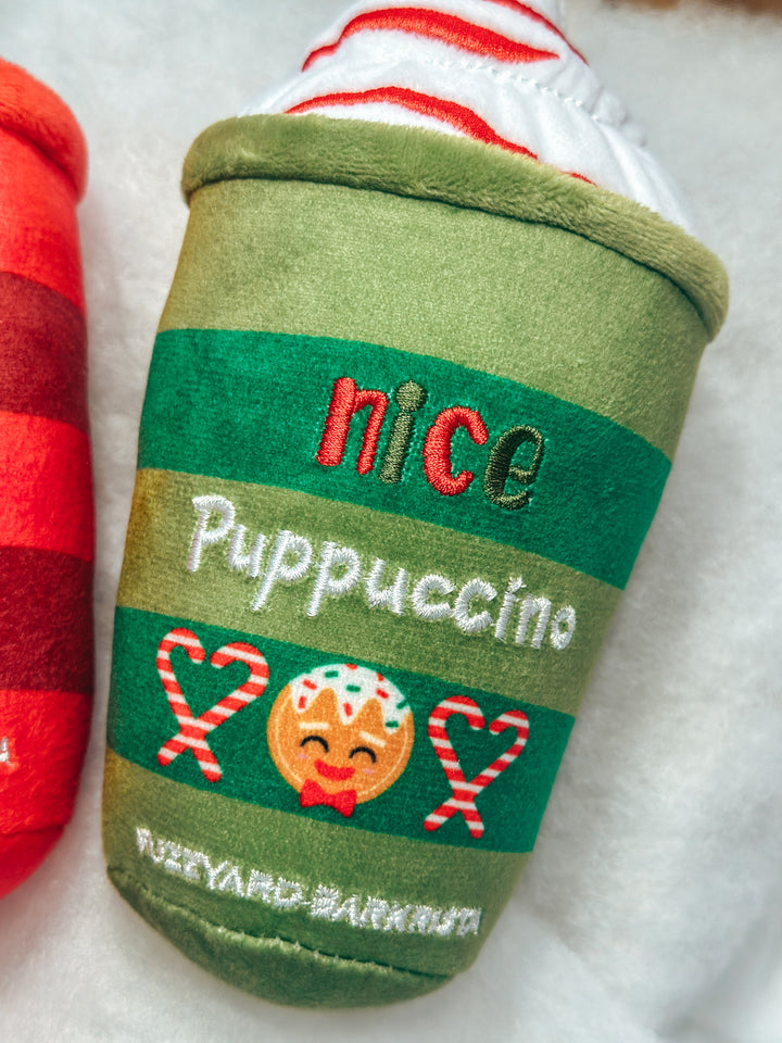 Naughty or Nice Puppuccino Toy