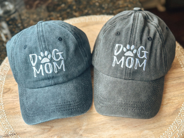 Embroidered Dog Mom Hat