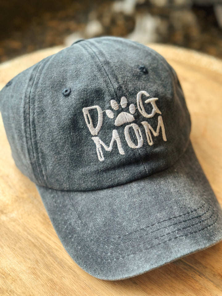 Embroidered Dog Mom Hat