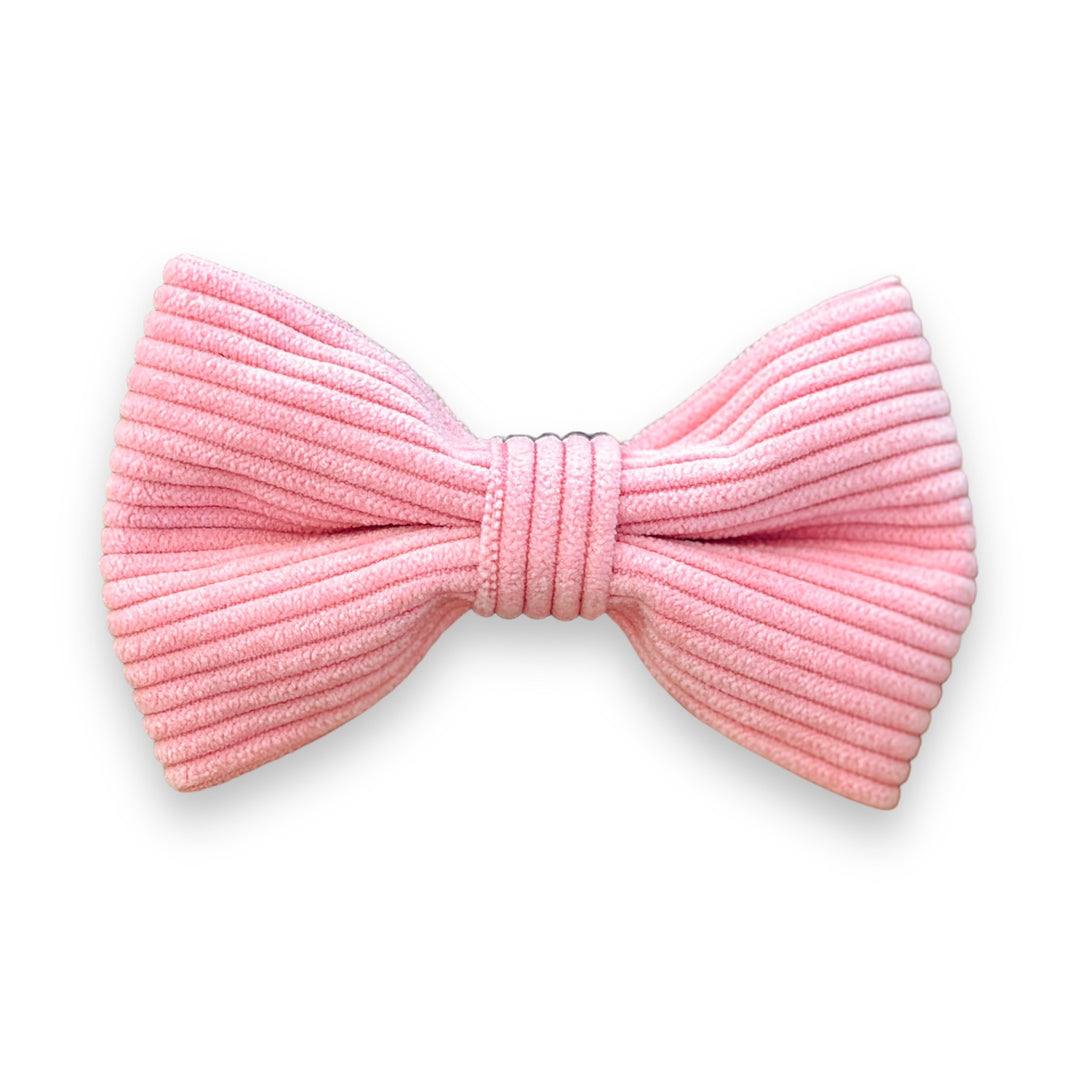 Corduroy Bow Tie - Bubblegum