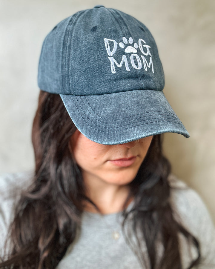 Embroidered Dog Mom Hat