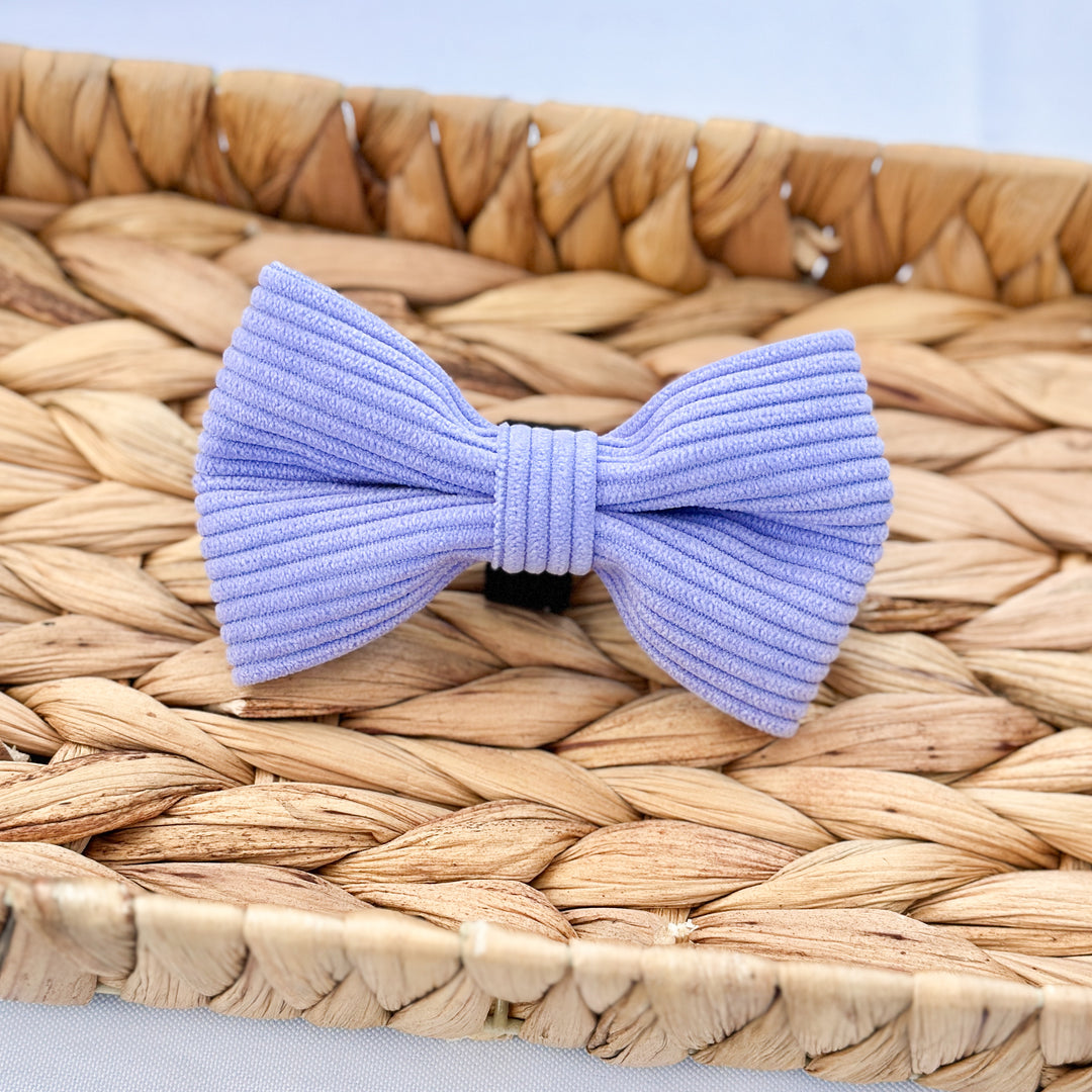 Corduroy Bow Tie - Lavender