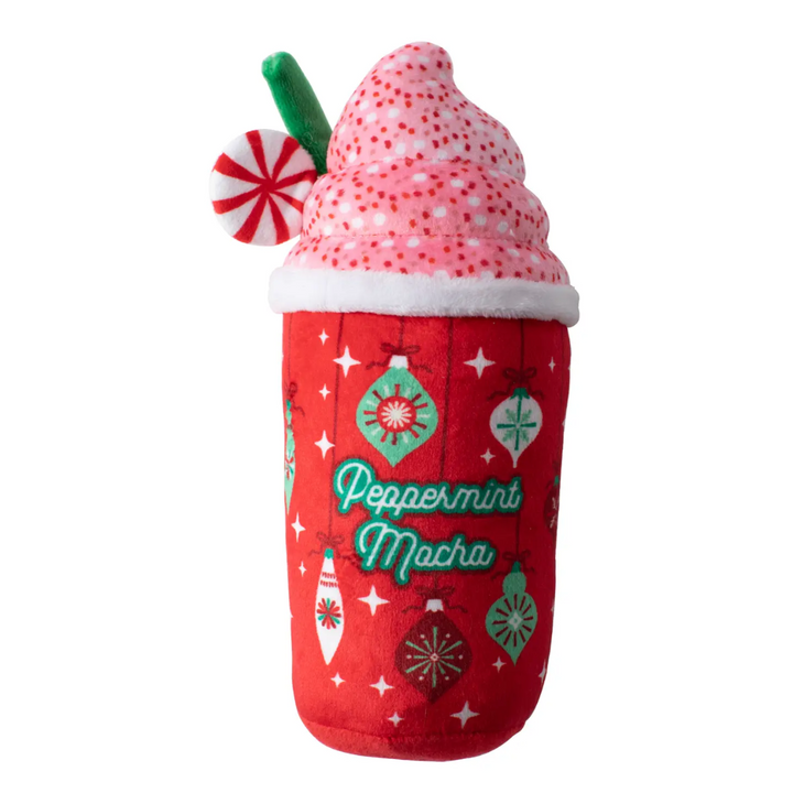 Peppermint Mocha Squeaky Toy