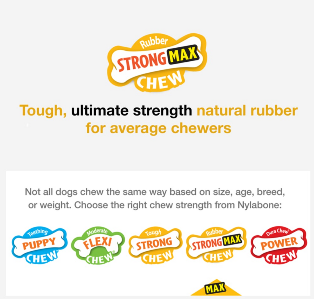 Nylabone Tough Dog Chew Variety Pack, 3 Count