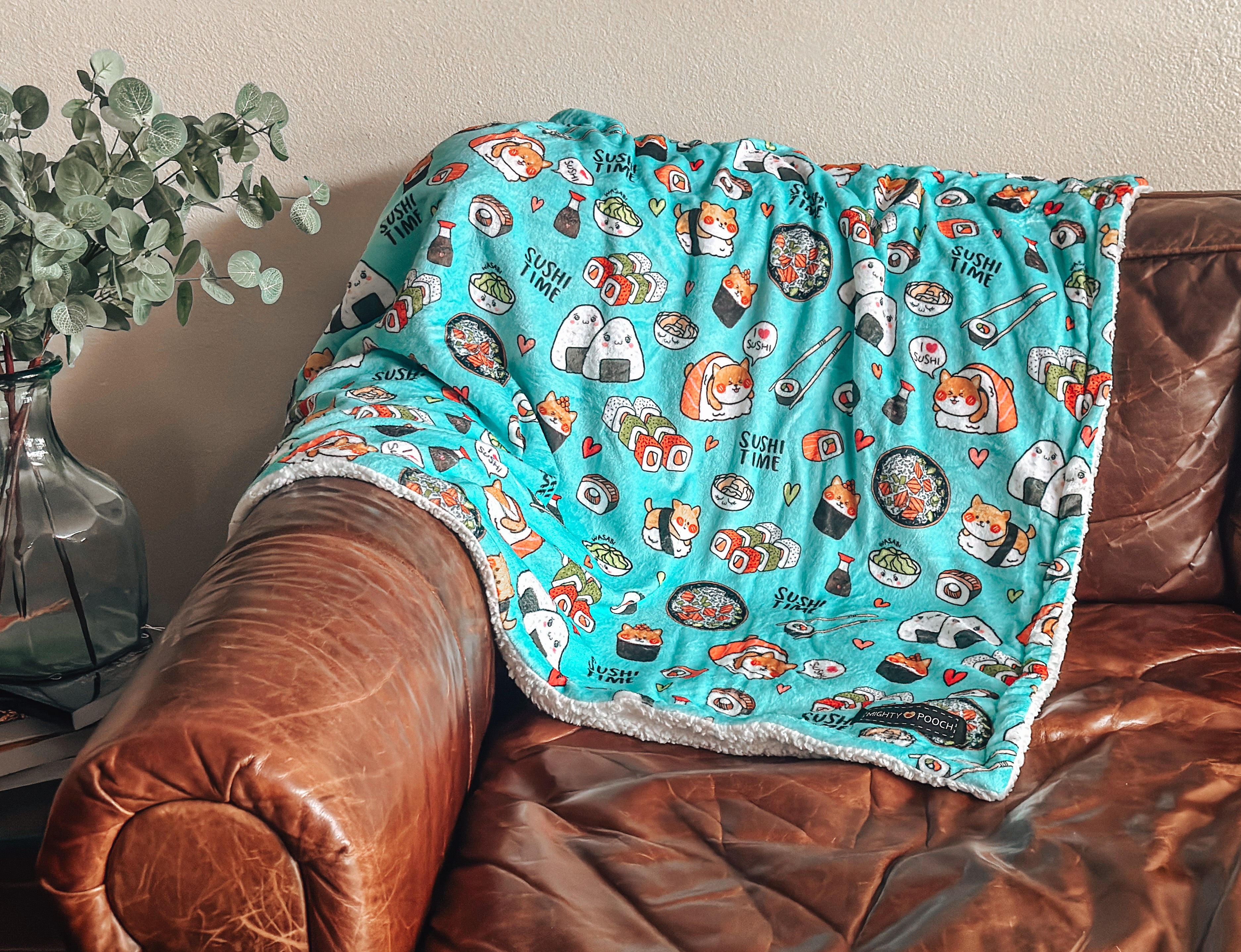 Sushi pillow best sale and blanket