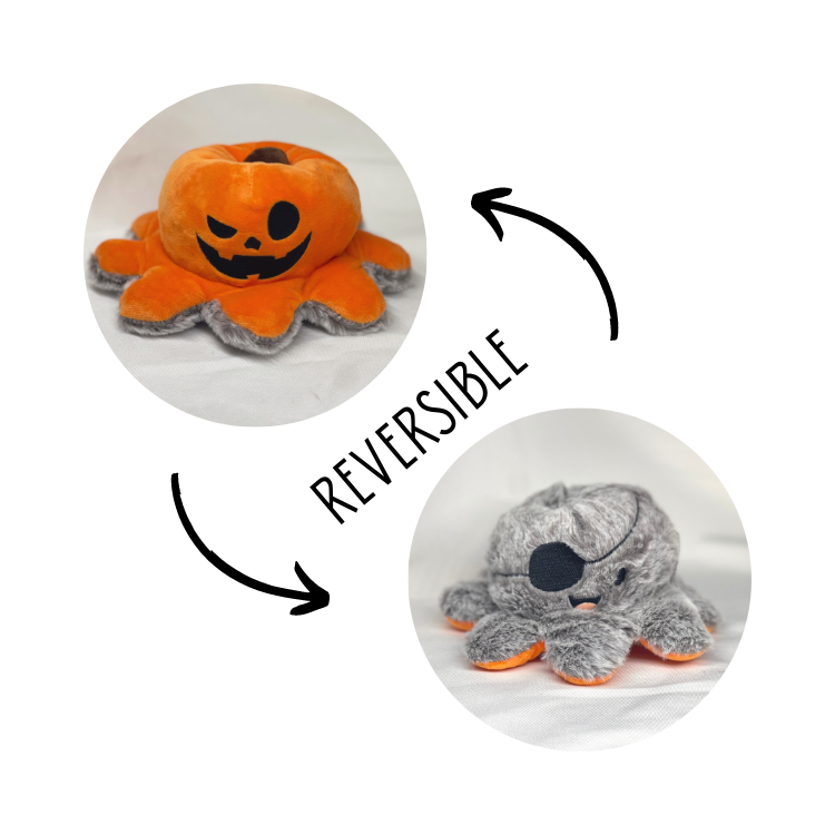 Reversible Pumpkin Plushie