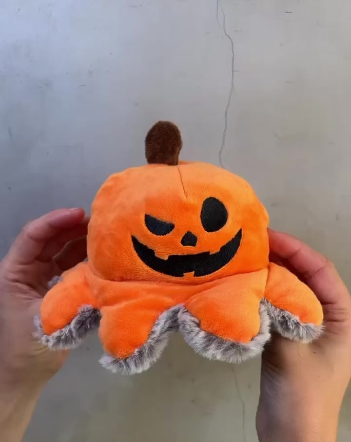 Reversible Pumpkin Plushie